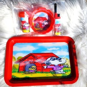 Rolling tray set with name personalized